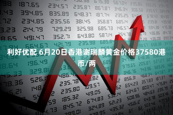 利好优配 6月20日香港谢瑞麟黄金价格37580港币/两